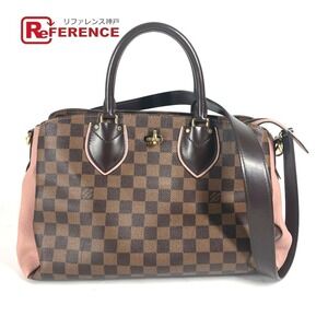 Louis Vuitton Damier Normandy Shoulder Bag Tote Canvas Ebene Brown